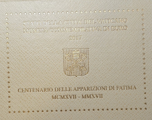 Βατικανό - 2 Ευρώ 2017, Εκατονταετηρίδα των εμφανίσεων της Φατίμα, (Coin Card)