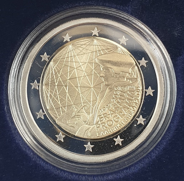 Ελλάδα - 2 Ευρώ 2022, 35 Χρόνια του Πρoγράμματος Erasmus, PROOF