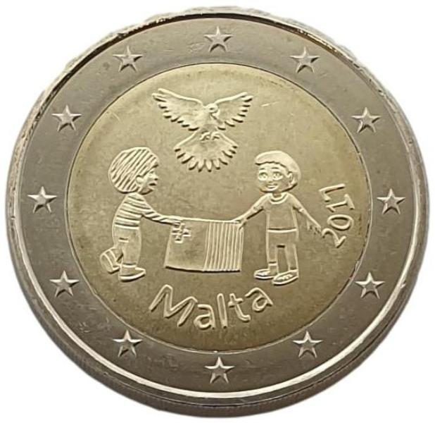 Μάλτα - 2 Ευρώ 2017 B, Ακυκλοφόρητο