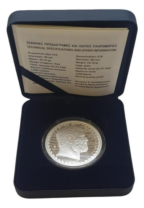Ελλάδα - 10 Ευρώ 2020, Θεμιστοκλής, Ασημένιο PROOF