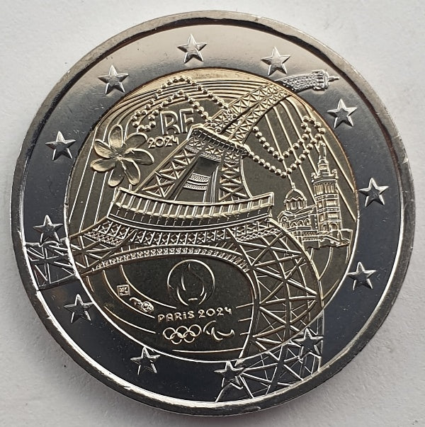 Γαλλία - 2 Ευρώ 2024, Ακυκλοφόρητο