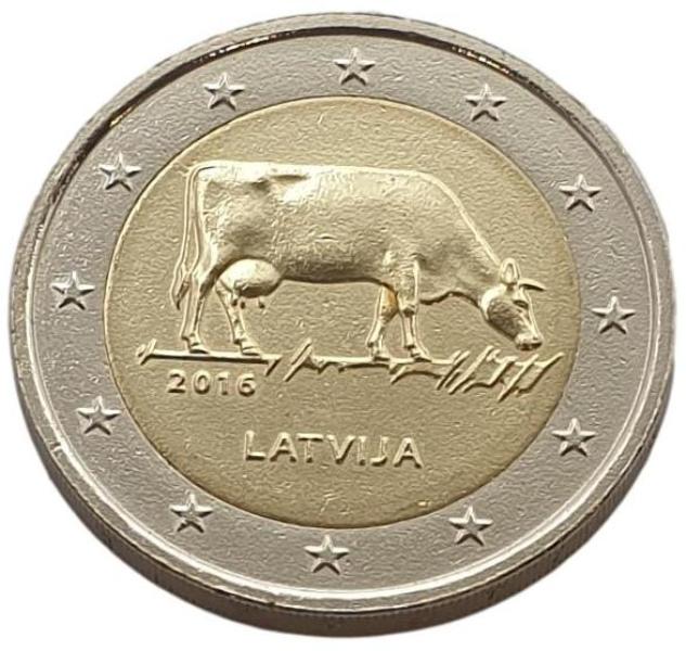 Λετονία - 2 Ευρώ 2016 A, Ακυκλοφόρητο