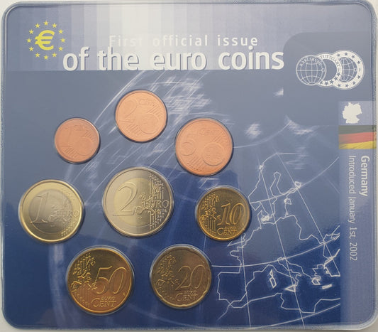 Σειρά Ευρώ - Γερμανία 2002, First Official Issue