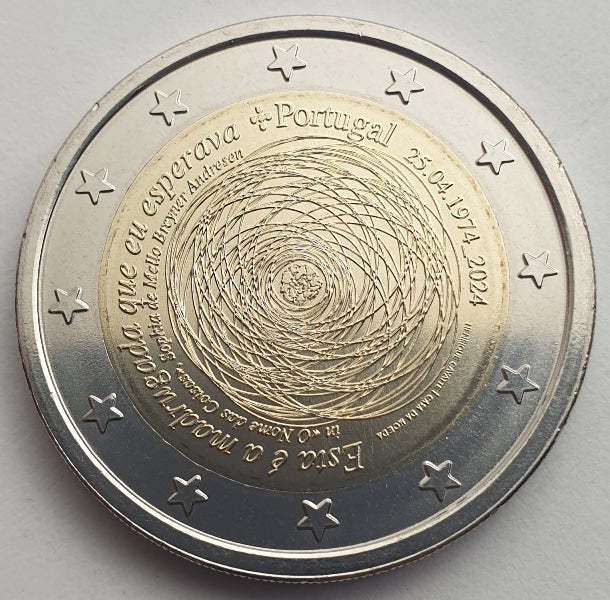 Πορτογαλία - 2 Ευρώ 2024 Α, Ακυκλοφόρητο