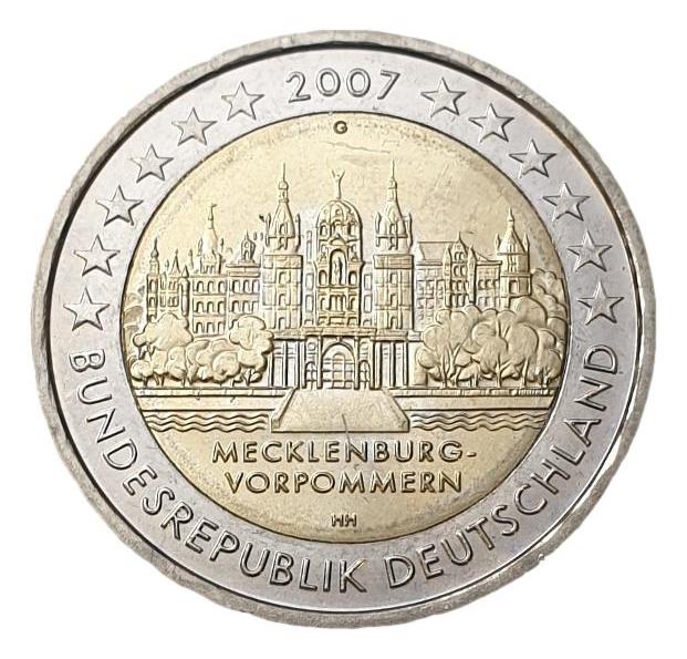 Γερμανία - 2 Ευρώ 2007 G, Ακυκλοφόρητο