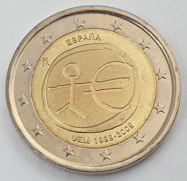 Ισπανία - 2 Ευρώ (ΟΝΕ 2009), Ακυκλοφόρητο