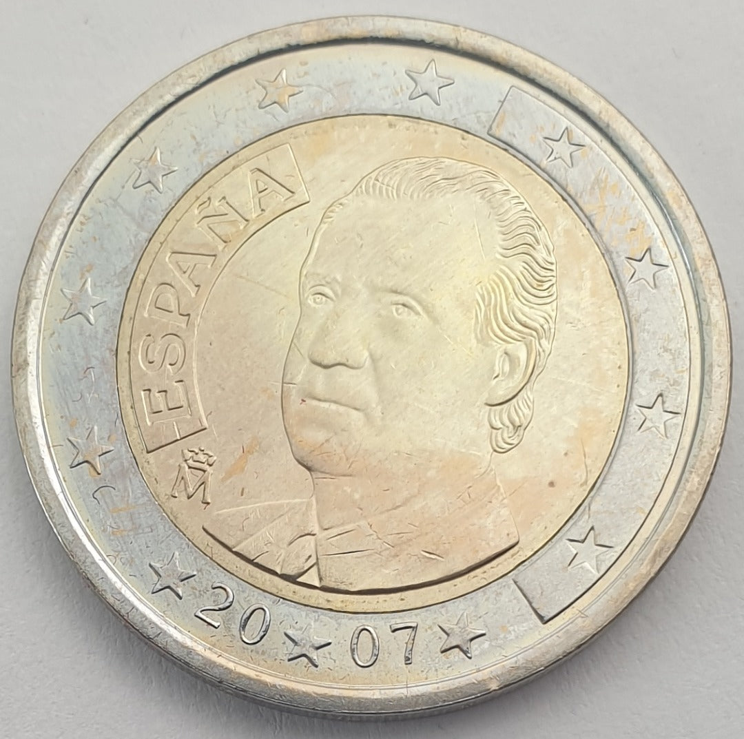 Ισπανία - 2 Ευρώ 2007, Juan Carlos I