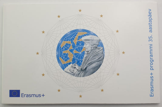 Εσθονία - 2 Ευρώ 2022, Erasmus, Coin Card