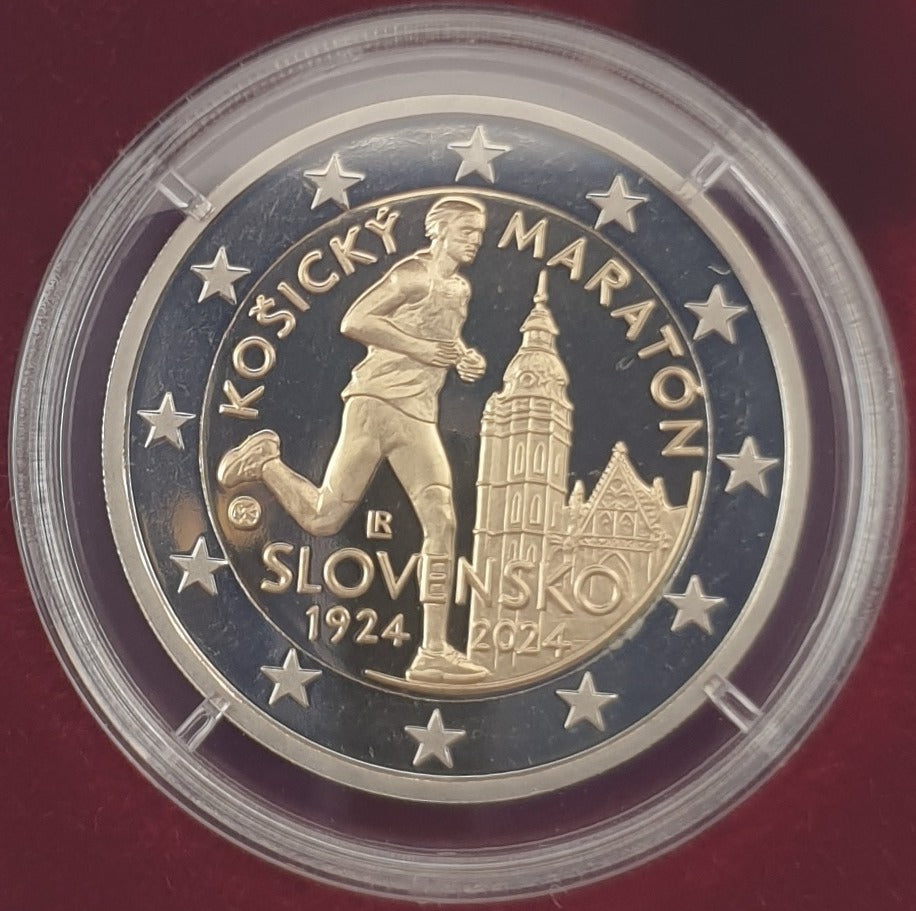 Σλοβακία - 2 Ευρώ 2024, Košice Peace Marathon, PROOF