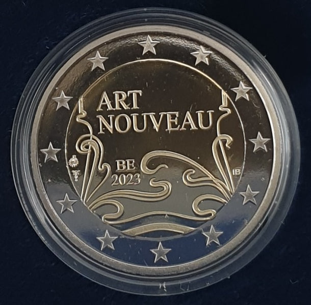 Βέλγιο - 2 Ευρώ 2023, 130 χρόνια της Art Nouveau, PROOF