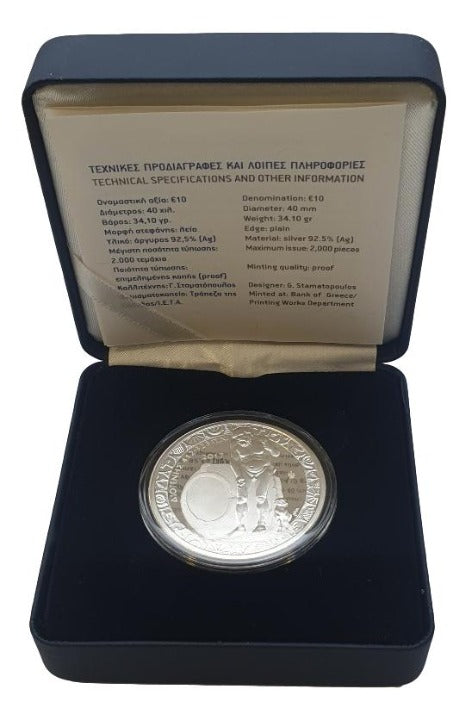 Ελλάδα - 10 Ευρώ 2017, Διογένης, Ασημένιο PROOF