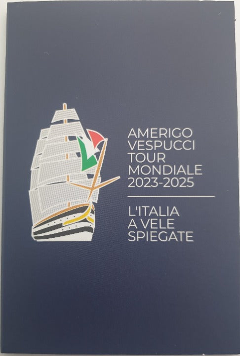 Ιταλία - 2 Ευρώ 2025, Voyage of the Amerigo Vespucci Ship, (Coin Card)
