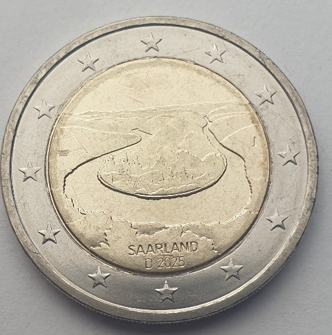 Γερμανία - 2 Ευρώ 2025 A, (J)