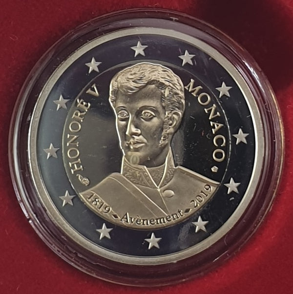 Μονακό - 2 Ευρώ 2019, Ακυκλοφόρητο, PROOF