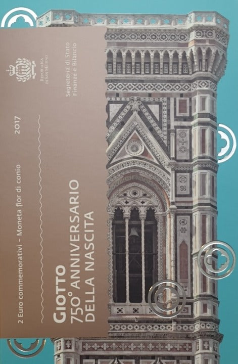 Άγιος Μαρίνος - 2 Ευρώ 2017, Τζόττο, (Coin Card)