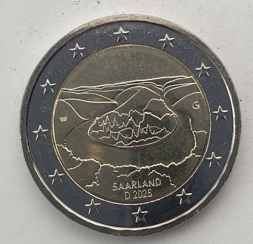 Γερμανία - 2 Ευρώ 2025 A, (G)