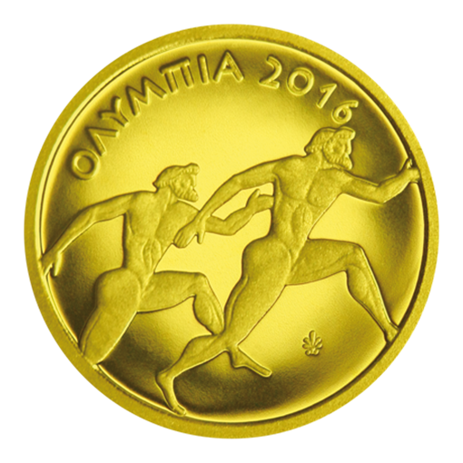 Ελλάδα - 50 Ευρώ 2016, Πολιτιστική Κληρονομιά ''ΟΛΥΜΠΙΑ'', Gold PROOF