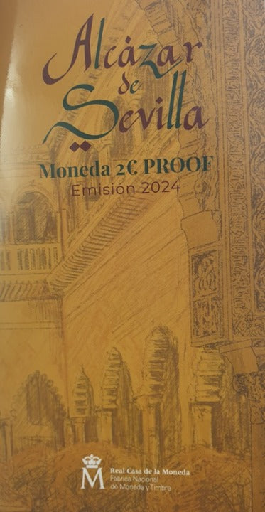 Ισπανία - 2 Ευρώ 2024, Αλκάθαρ της Σεβίλλης, PROOF