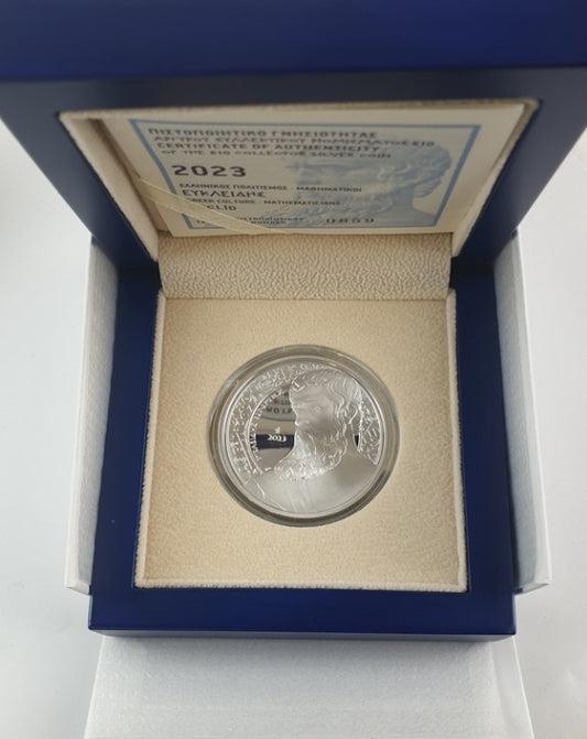 Ελλάδα - 10 Ευρώ 2023, Ευκλείδης, Ασημένιο PROOF