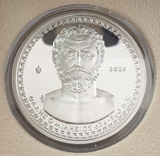 Ελλάδα - 10 Ευρώ 2024, Θαλής ο Μιλήσιος, Ασημένιο PROOF