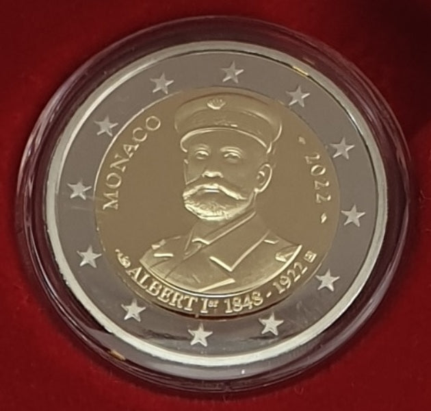 Μονακό - 2 Ευρώ 2022, Άλμπερτ Ι, BE PROOF