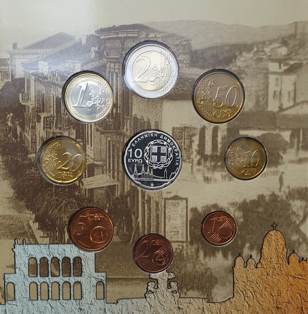 Σειρά Ευρώ - Πάτρα 2006 + Ασημένιο Νόμισμα