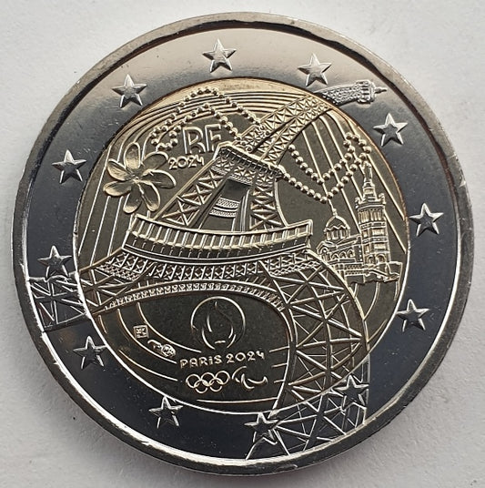 Γαλλία - 2 Ευρώ 2024, Ακυκλοφόρητο