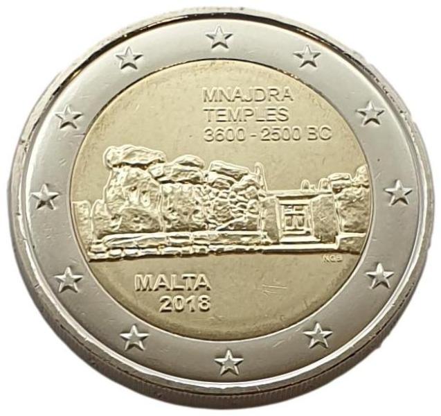 Μάλτα - 2 Ευρώ 2018 B, Ακυκλοφόρητο