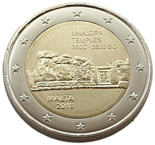 Μάλτα - 2 Ευρώ 2018 B, Ακυκλοφόρητο