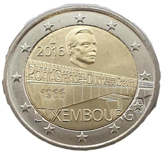 Λουξεμβούργο - 2 Ευρώ 2016, Ακυκλοφόρητο