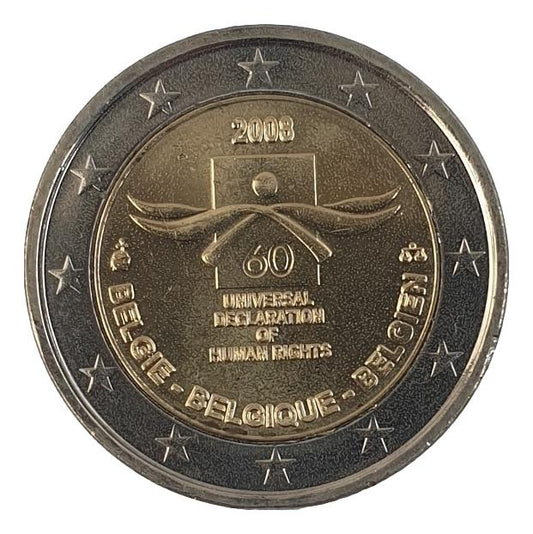 Βέλγιο - 2 Ευρώ 2008, Ακυκλοφόρητο