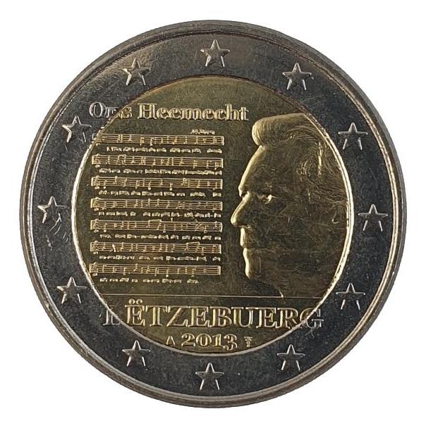 Λουξεμβούργο - 2 Ευρώ 2013, Ακυκλοφόρητο
