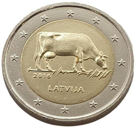 Λετονία - 2 Ευρώ 2016 A, Ακυκλοφόρητο