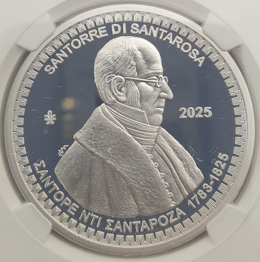 Ελλάδα - 10 Ευρώ 2025 (PF 69 ULTRA CAMEO), ΣΑΝΤΟΡΕ ΝΤΙ ΣΑΝΤΑΡΟΖΑ, Proof, Ασημένιο