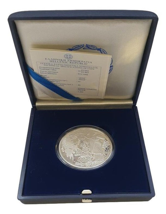 Ελλάδα - 10 Ευρώ 2006, Εθνικό Πάρκο Ολύμπου - Διόν, Ασημένιο PROOF
