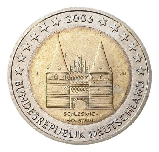 Γερμανία - 2 Ευρώ 2006 J, Ακυκλοφόρητο