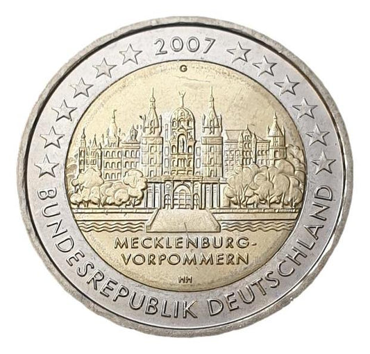 Γερμανία - 2 Ευρώ 2007 G, Ακυκλοφόρητο