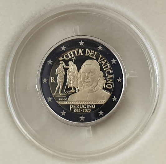 Βατικανό - 2 Ευρώ 2023, Πιέτρο Περουτζίνο, PROOF