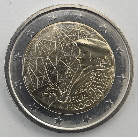 Ιταλία - 2 Ευρώ 2022, 35 Χρόνια του Πρoγράμματος Erasmus, Ακυκλοφόρητο
