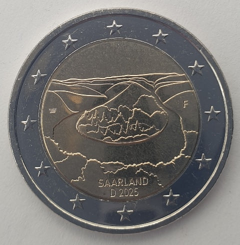 Γερμανία - 2 Ευρώ 2025 A, (F)