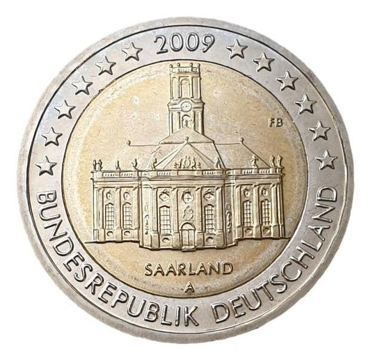 Γερμανία - 2 Ευρώ 2009 A, Ακυκλοφόρητο