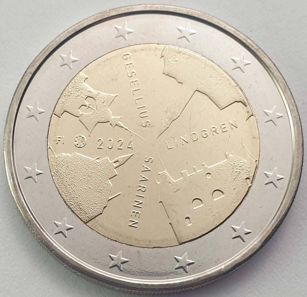 Φινλανδία - 2 Ευρώ 2024, Φινλανδική αρχιτεκτονική, Ακυκλοφόρητο