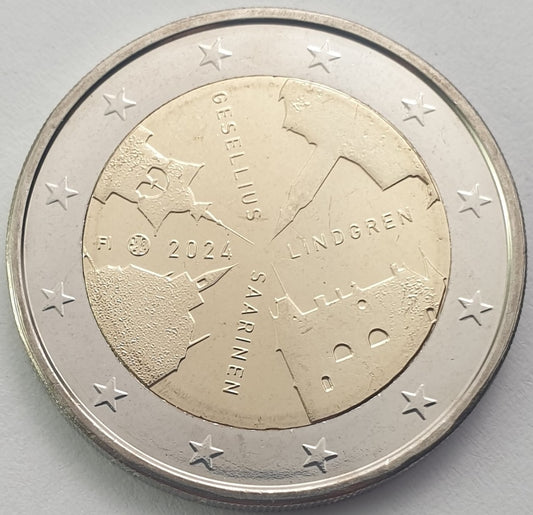 Φινλανδία - 2 Ευρώ 2024, Φινλανδική αρχιτεκτονική, Ακυκλοφόρητο