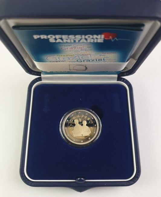 Ιταλία - 2 Ευρώ 2021, Επαγγέλματα Υγείας, PROOF