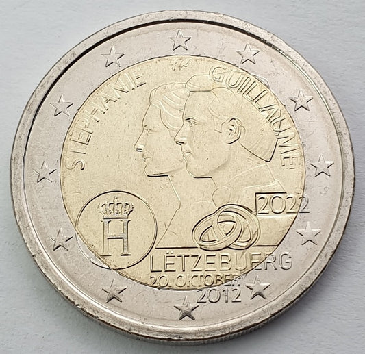 Λουξεμβούργο - 2 Ευρώ 2022 Β, Ακυκλοφόρητο