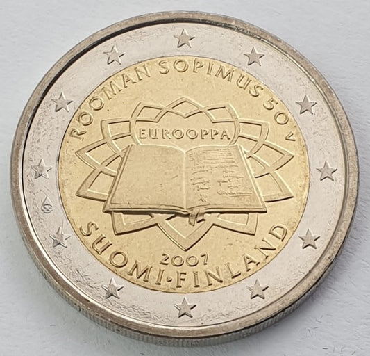 Φινλανδία - 2 Ευρώ (50 Χρόνια Από Τη Συνθήκη Της Ρώμης 2007), Ακυκλοφόρητο