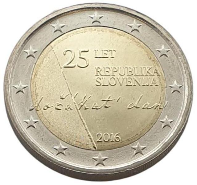 Σλοβενία - 2 Ευρώ 2016, Ακυκλοφόρητο