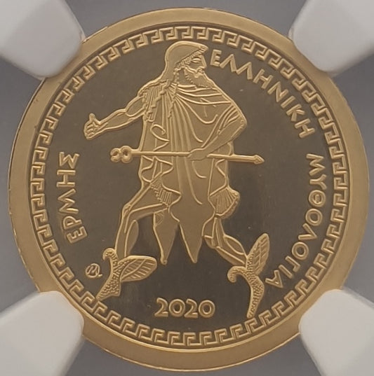 Ελλάδα - 100 Ευρώ 2020 (PF 70 ULTRA CAMEO), Ερμής