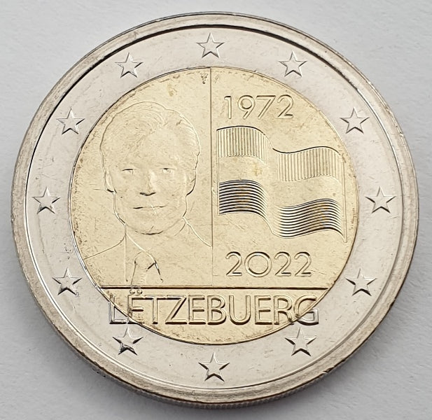 Λουξεμβούργο - 2 Ευρώ 2022 Α, Ακυκλοφόρητο