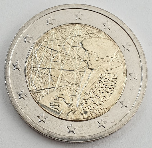 Λετονία - 2 Ευρώ 2022, 35 Χρόνια του Πρoγράμματος Erasmus, Ακυκλοφόρητο